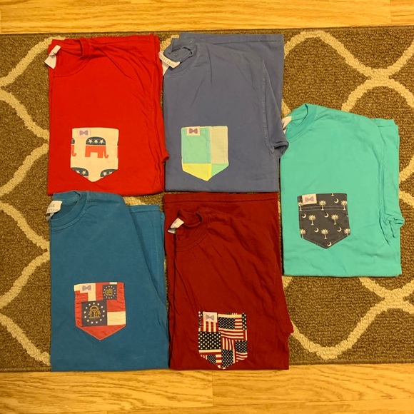 The Frat Collection Lot of 5 pocket tees- SS - M - Picture 7 of 7
